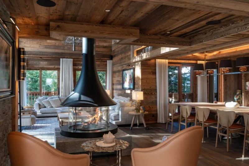 Chalet Alice, Méribel. Image c/o Luxury Chalet Company.